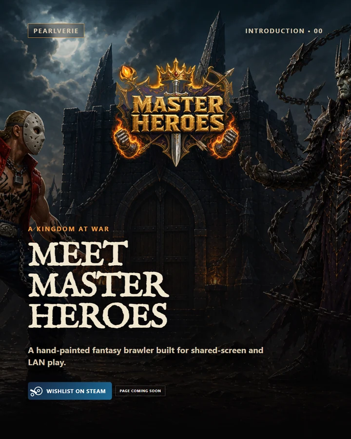 Master Heroes project artwork, not a post thumbnail