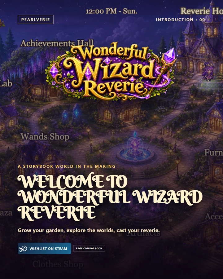 Wonderful Wizard Reverie project artwork, not a post thumbnail
